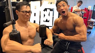 Collaboration] I tried chest training with Kawasaki-san who has a