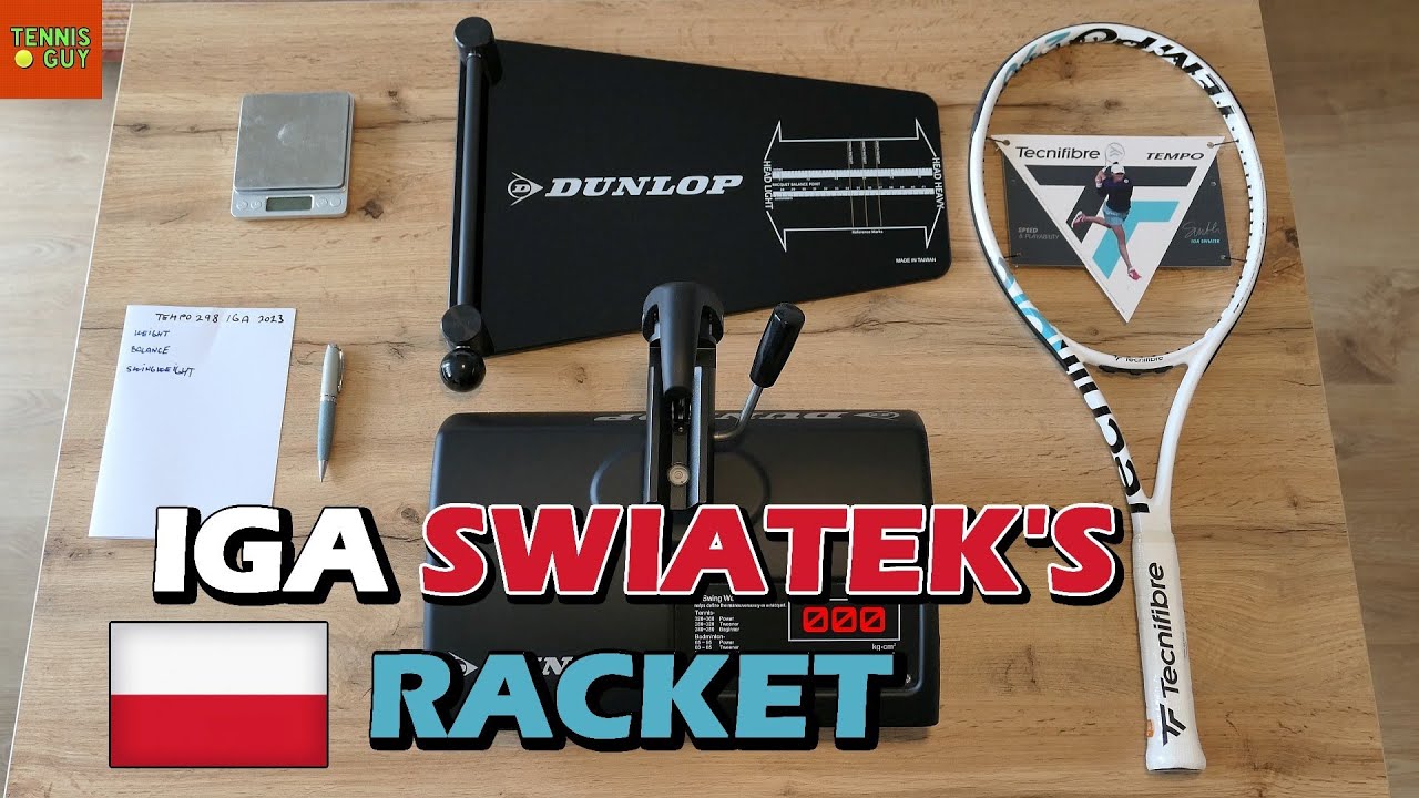 🎾 Iga Swiatek's TECNIFIBRE TEMPO 298 IGA 2023 Tennis Racket
