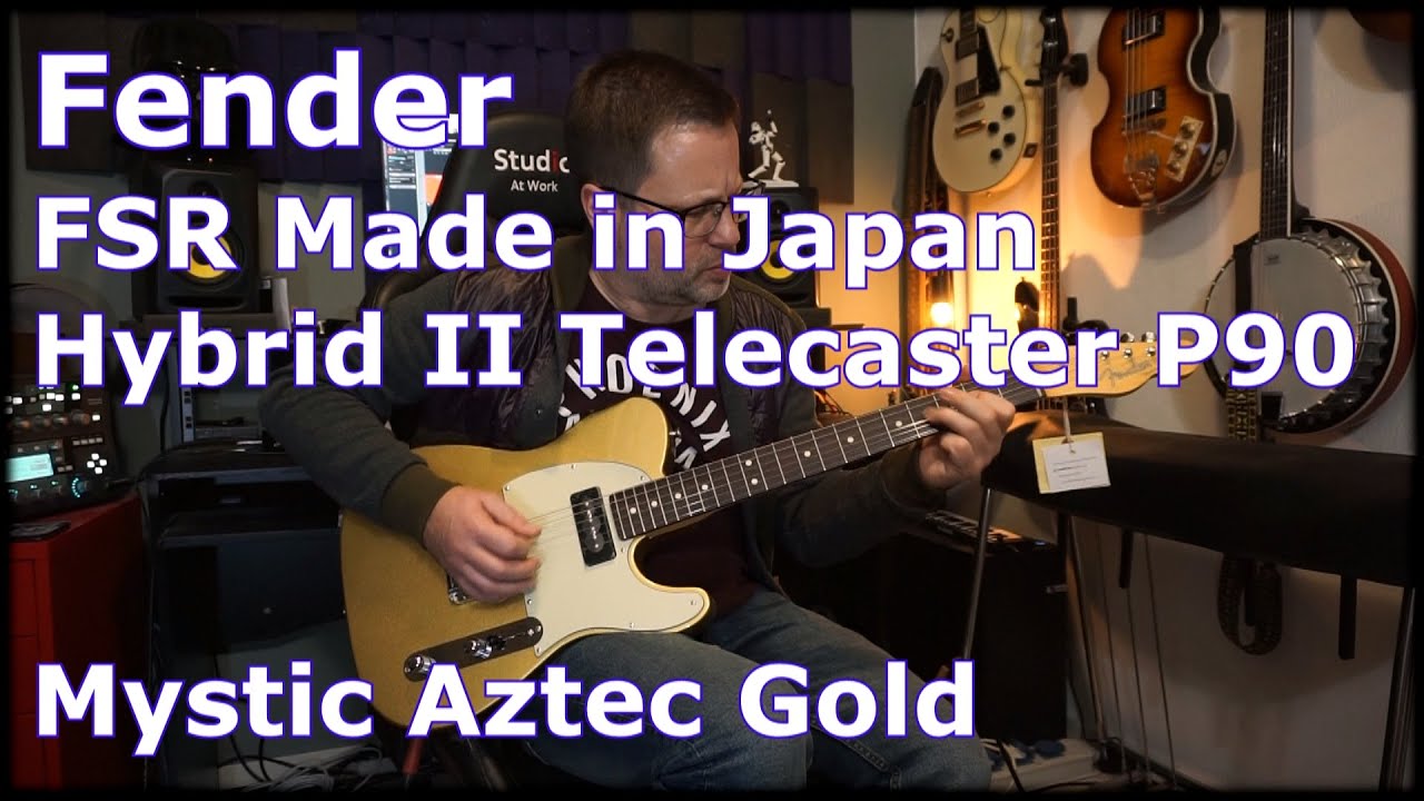 Fender FSR Made in Japan Hybrid II Telecaster P90 Mystic Aztec