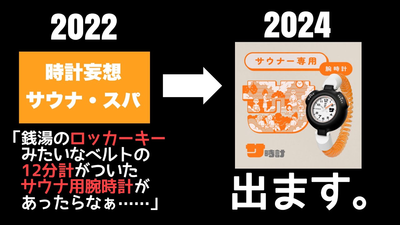 サウナー専用腕時計】やばいことが起こりました【サ時計】 - YouTube