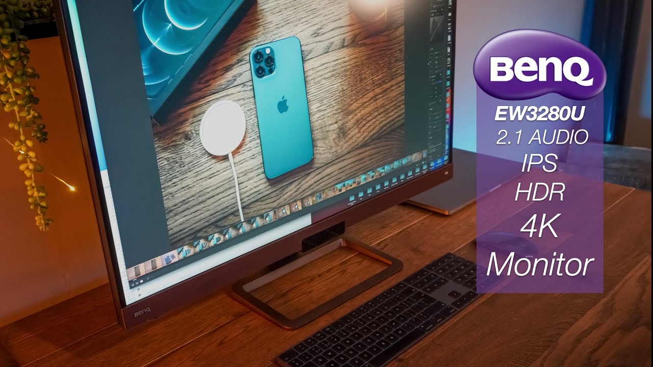 BenQ EW3280 4K HDR 32 Inch Entertainment Monitor Review - YouTube