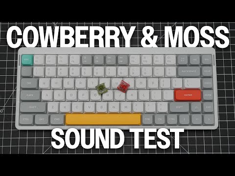NuPhy Cowberry & Moss Switch Sound Test - Air75 V2 - YouTube
