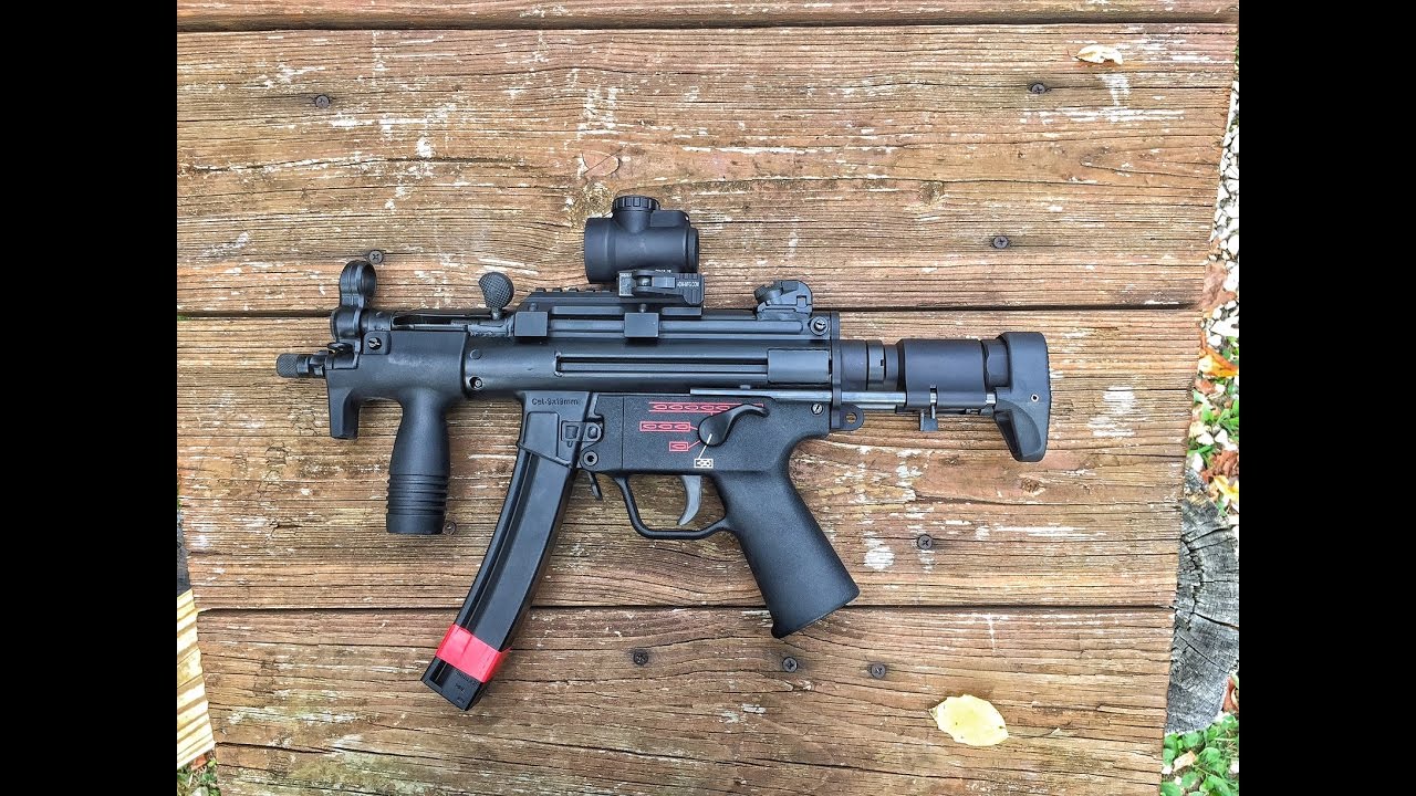 MP5k PDWC Stock on the Zenith Z5p SBR - YouTube