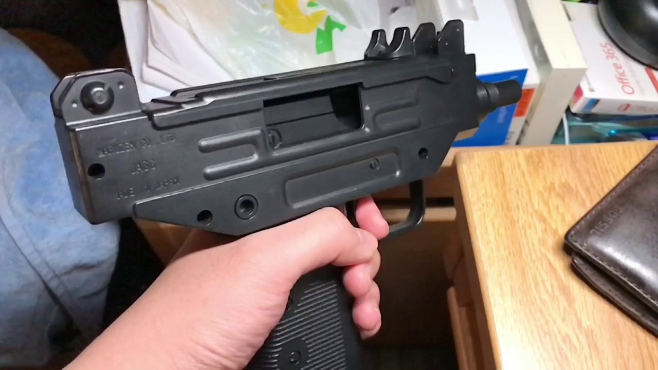 Vintage Airsoft: Maruzen Micro-Uzi with slow motion footage - YouTube