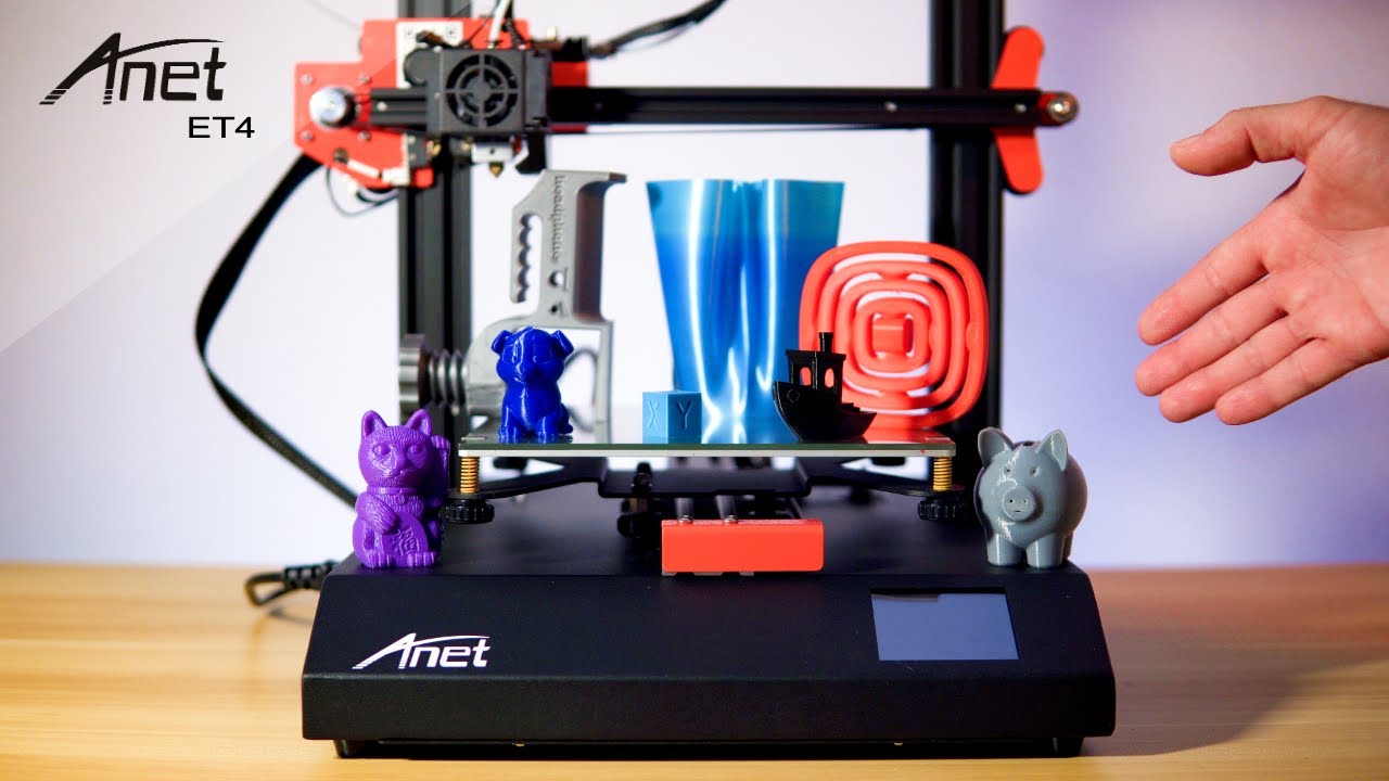 Anet ET4 - 3D Printer - Unbox & Setup - YouTube