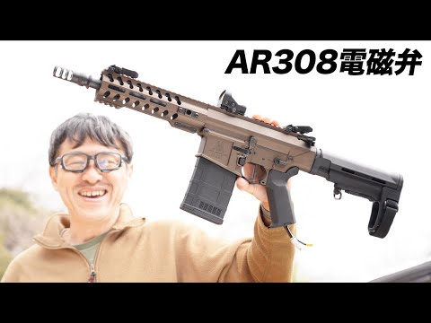 ARES AMOEBA AR308S HPA Solenoid Valve Airsoft Gun Review - YouTube