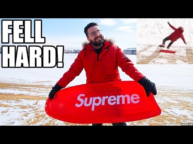 FIRST TIME USING THE SUPREME SLED! (MUST WATCH!) - YouTube