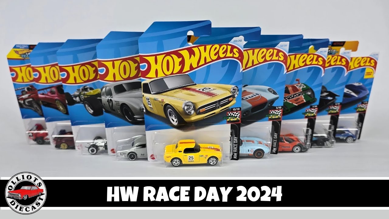 Hot Wheels Race Day 2024 - The Complete Set - YouTube