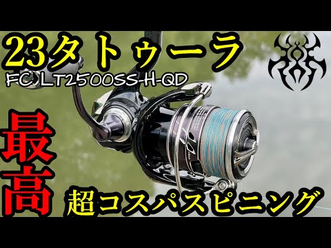 実釣】バス釣りには23タトゥーラスピニングが良い【インプレ】 - YouTube