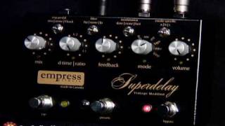 Empress Vintage Super Delay - ビンテージ・テープエコーを再現した多