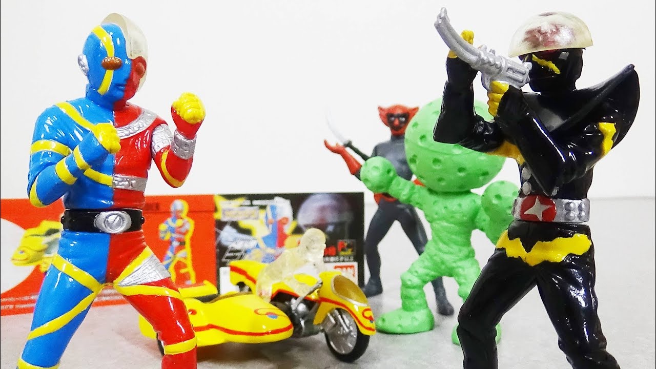 ガシャポン ] HGシリーズ 人造人間キカイダー 全5種 - YouTube