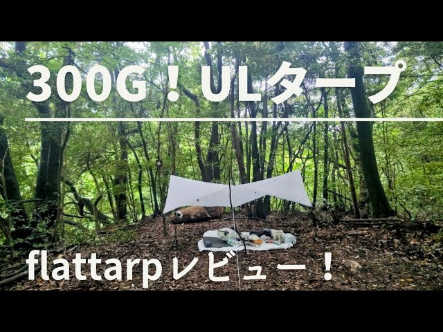 ハイパーライトマウンテンギアのULタープ。flattarpの一年使用レビュー