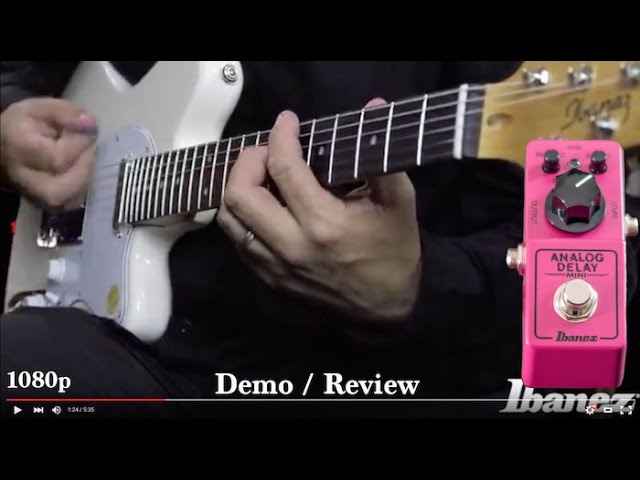 Ibanez Mini Analog Delay Demo / Review - YouTube