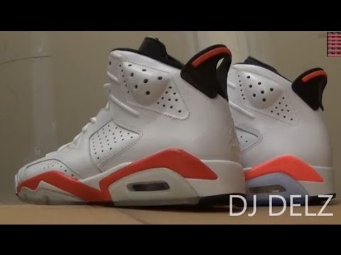 2014 Air Jordan 6 Infrared White Sneaker Review Color Comparison W