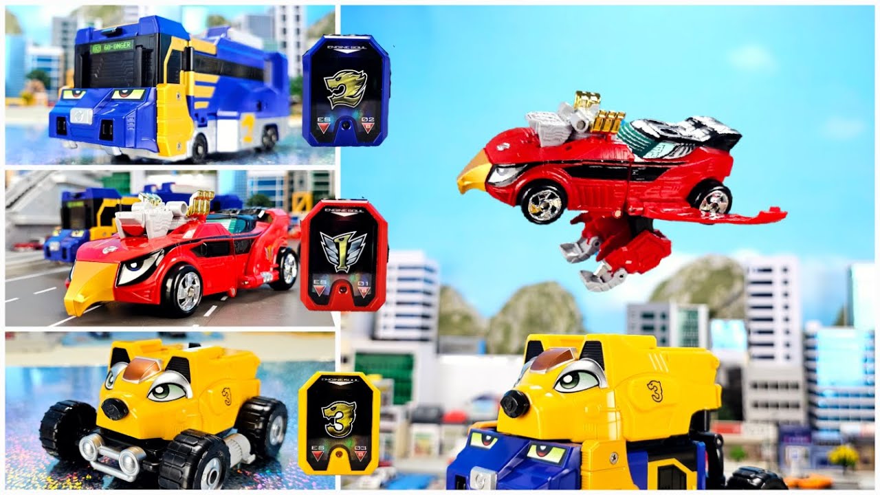 DX Engine Oh Stop Motion 炎神合体エンジンオー炎神戦隊