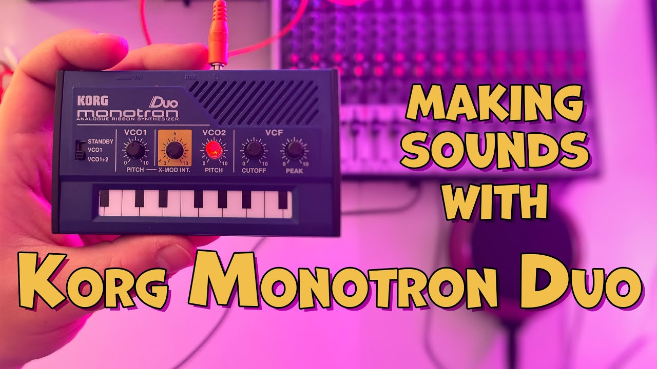 KORG monotron x DUO x DELAY : The song features all the monotrons
