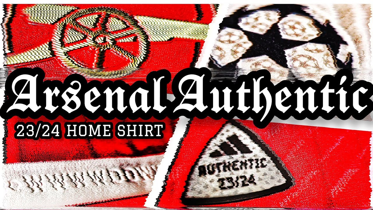 ARSENAL 2023/24 AUTHENTIC HOME SHIRT - YouTube
