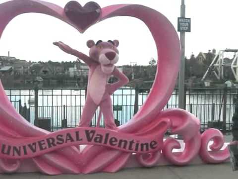 USJ】バレンタイン LOVEアーチ＜ピンクパンサー＞（Universal Studios