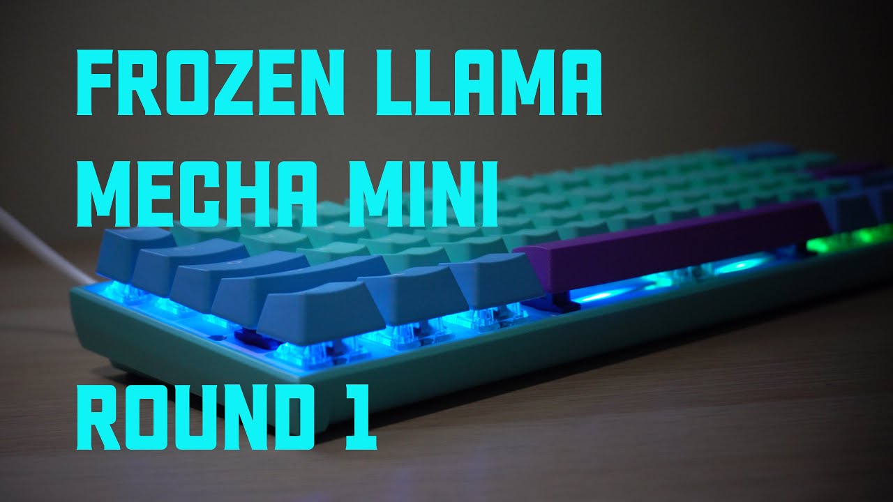 Ducky Mecha Mini - Frozen Llama Mecha Unboxing w/ ASMR Sound Test