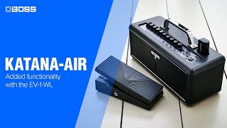 Boss EV-1-WL Wireless MIDI Expression Pedal | Sweetwater