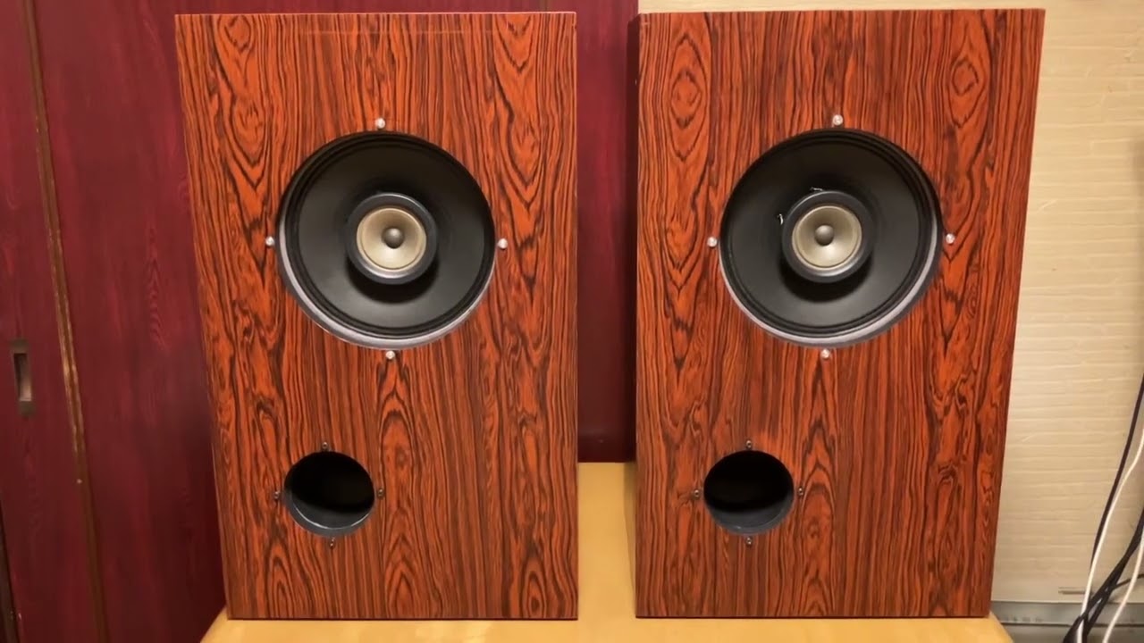 オーディオ試聴動画 Electoro Voice 409-8E使用 合板バスレフ箱(EV