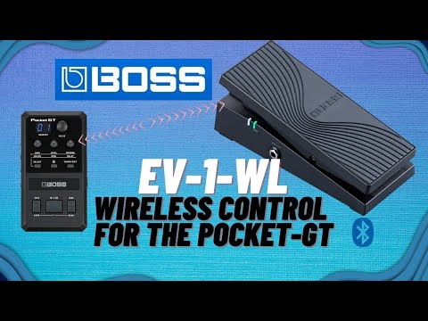 BOSS EV-1-WL Unboxing and connecting with the BOSS PocketGT