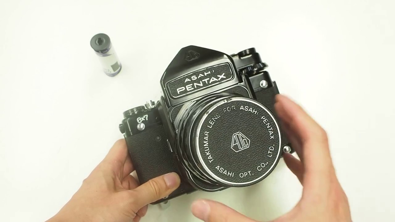 ペンタ67フィルム入れ方（人気の中判カメラのフイルム装填方法） - YouTube