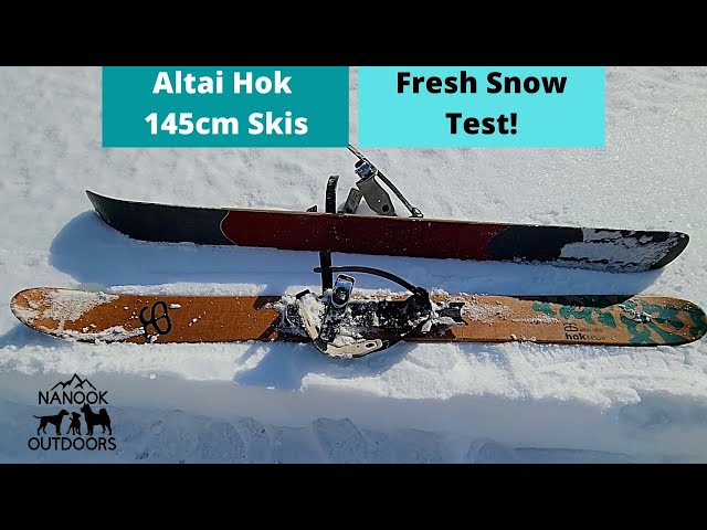 Altai Hok Skis - 145cm Snow Test - YouTube