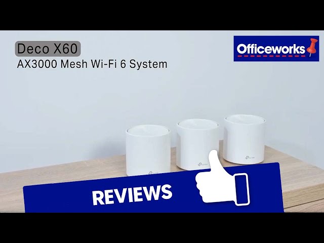 TP-Link AX3000 Whole Home Mesh WiFi 6 System Deco X60 3 Pack - YouTube