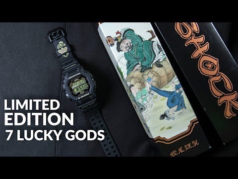 7 LUCKY GODS EDITION - G-SHOCK GX-56SLG-1 SPEC & UNBOXING - YouTube