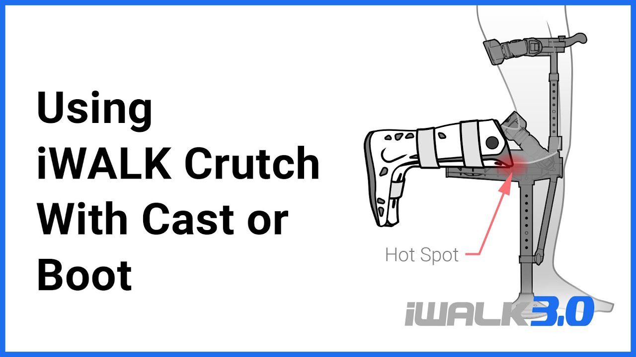 アイウォーク3.0（iWALK3.0）[ハンズフリー松葉杖・ニークラッチ