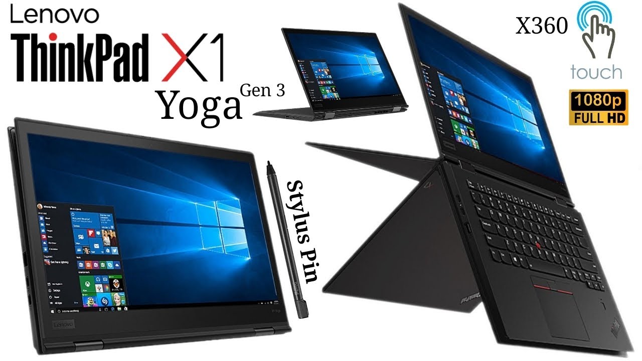 Lenovo Thinkpad X1 Yoga Gen 3 2in1 Business Convertible Laptop