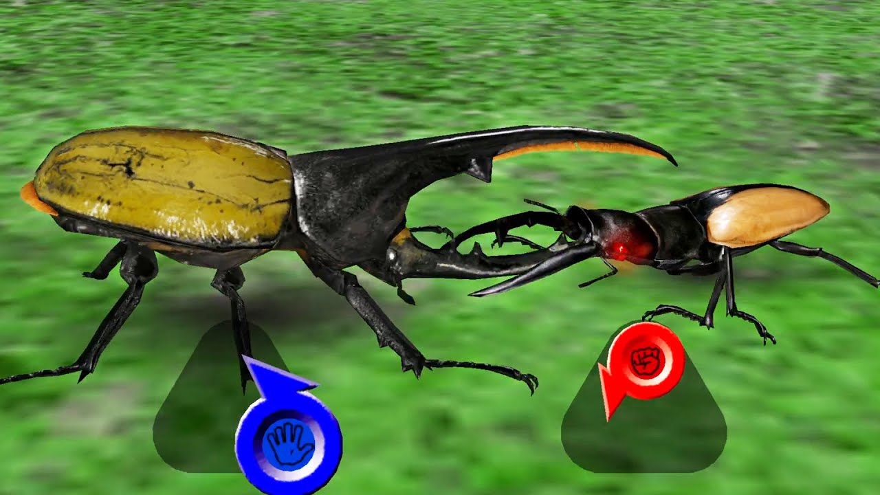 アーケード] 甲虫王者ムシキング - ヘルクレスオオカブト VS 砂漠の森