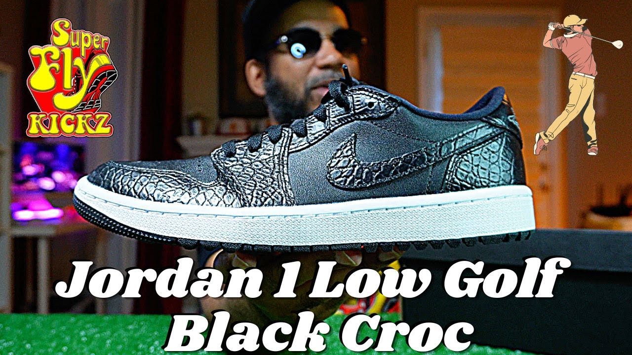 Air Jordan 1 Low G Black Croc Review. It's Actually A OG Jordan 1