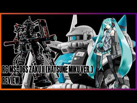 Let's All Miku Miku - RG MS 06S Zaku II (Hatsune Miku Ver.) - [4K