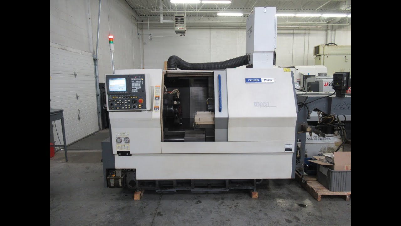 Miyano BNX-51MSY Multi-Axis Turning Center w/ Dual Spindles, Live