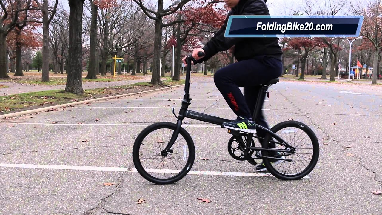 Dahon Speed Uno Folding Bike Test Ride - YouTube