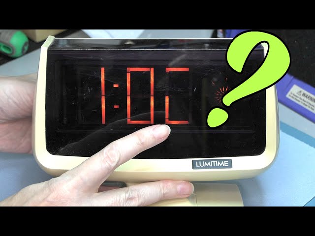 Lumitime Clock Maintenance - YouTube