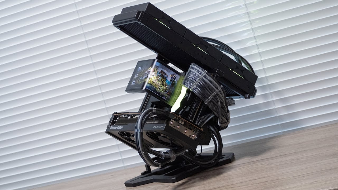 Monster Studio A45 OPEN AIR ITX SFF PC CASE build | TRYX PANORAMA