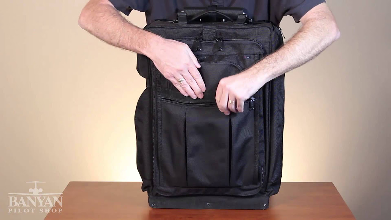 Luggage Works Stealth 22 Pilot Rolling Bag - YouTube