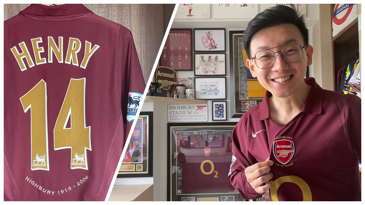 Unboxing Arsenal Final Season Highbury 2005 Kit with Gold Velvet