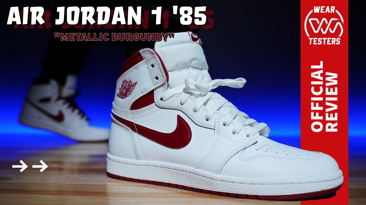 Air Jordan 1 High '85 Metallic Burgundy - YouTube