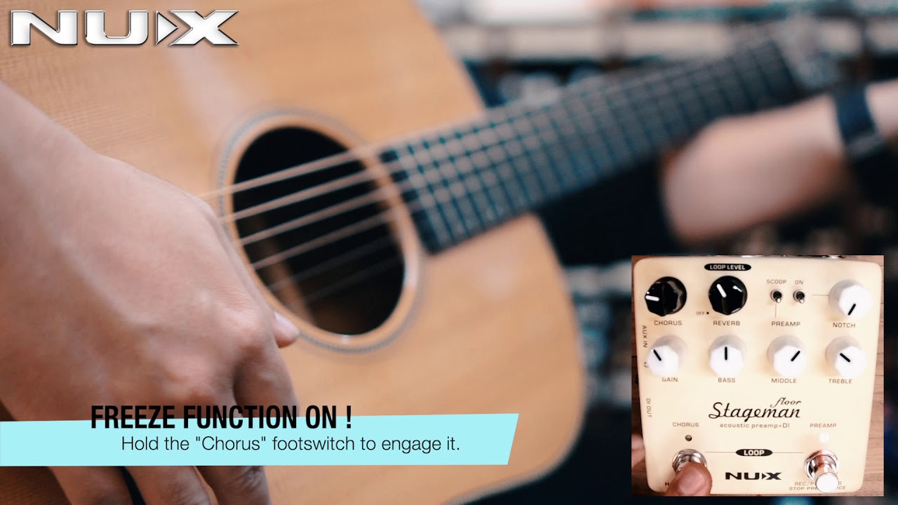 NUX Stageman Floor NAP-5 エフェクター エレアコ用 プリアンプ