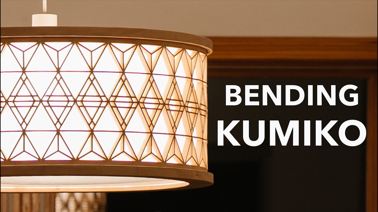 NO ONE HAS EVER DONE THIS!! Bent Kumiko Chandelier - YouTube