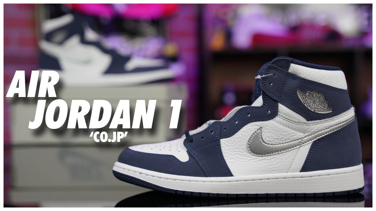 Air Jordan 1 OG High CO.JP Midnight Navy 2020 - YouTube