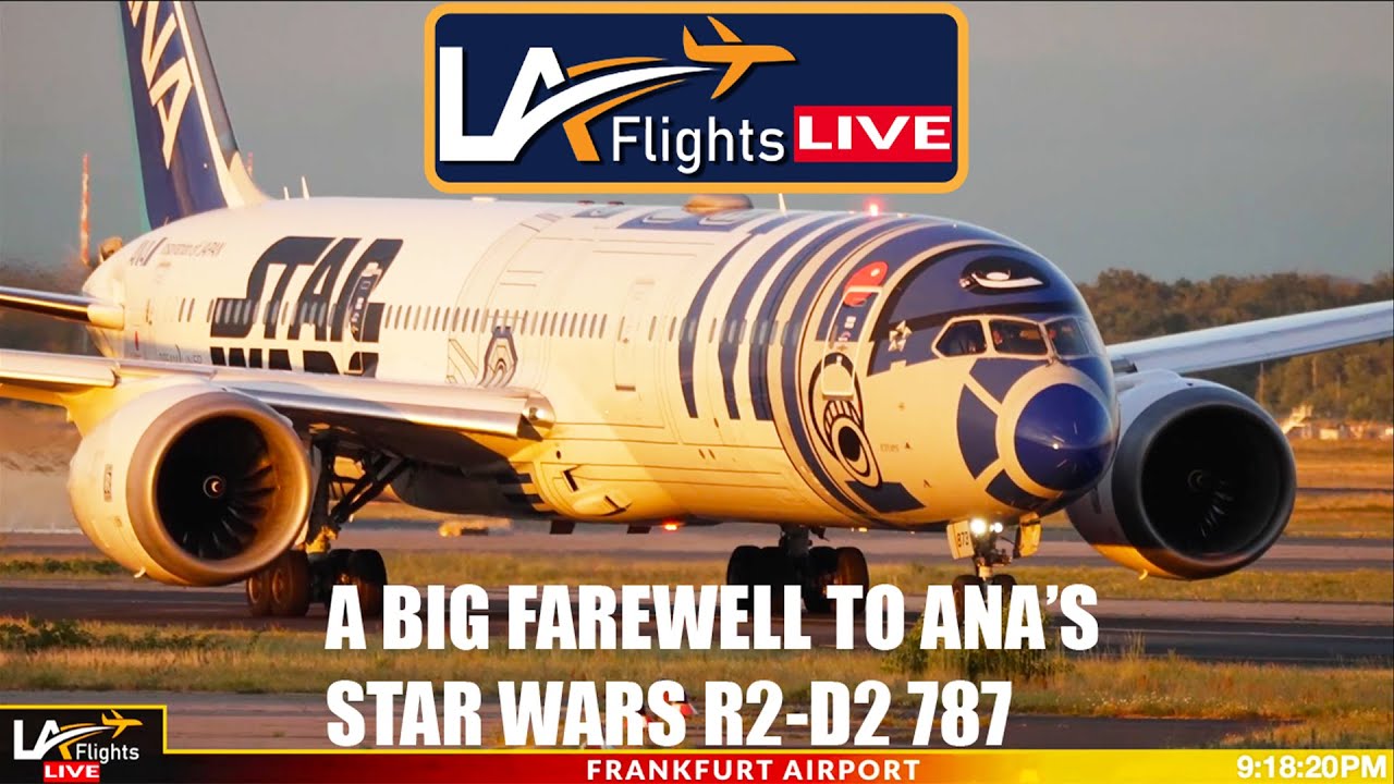 FAREWELL ANA's Star Wars (R2-D2) B787 - YouTube