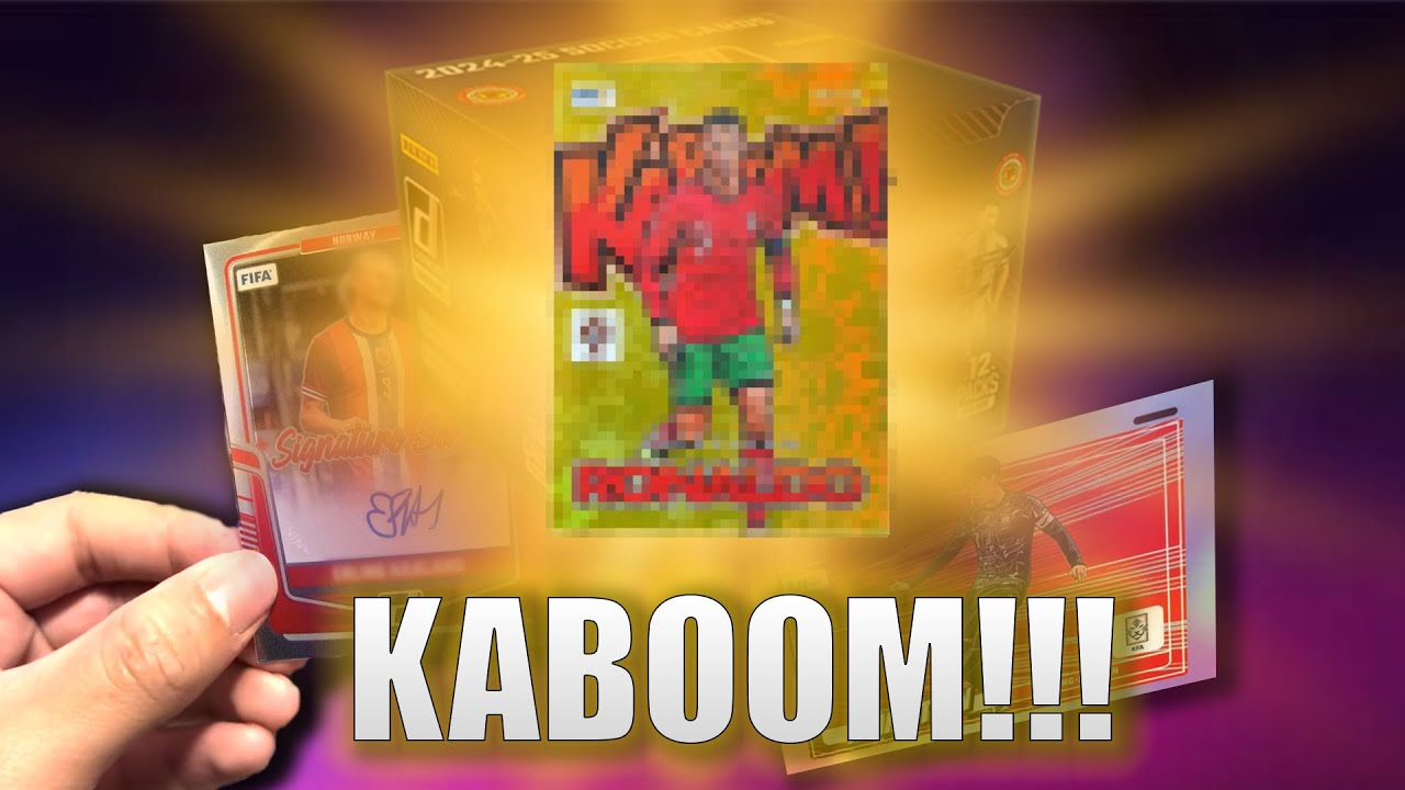 WE HIT A KABOOM!!! 24/25 PANINI DONRUSS SOCCER HOBBY BOX - YouTube