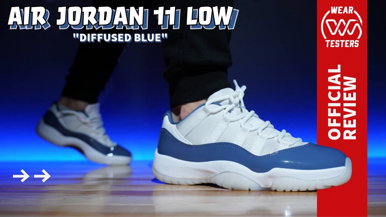 Air Jordan 11 Low Diffused Blue - YouTube