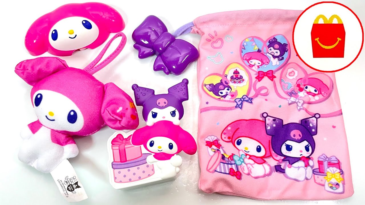 2025/9/12～ Japanese McDonalds happy meal toys My Melody ＆ Kuromi