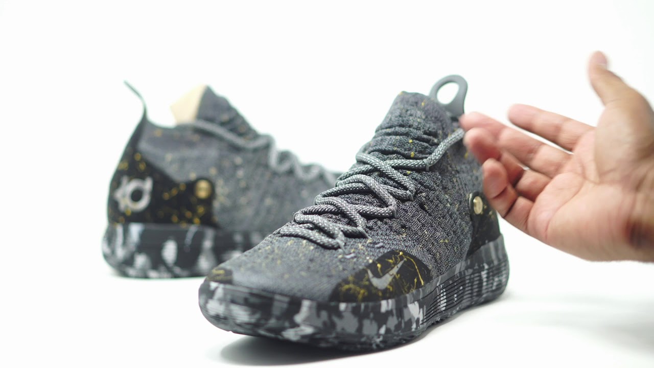 FIRST LOOK: Nike Zoom KD 11 'Gold Splatter'' | SHIEKH - YouTube